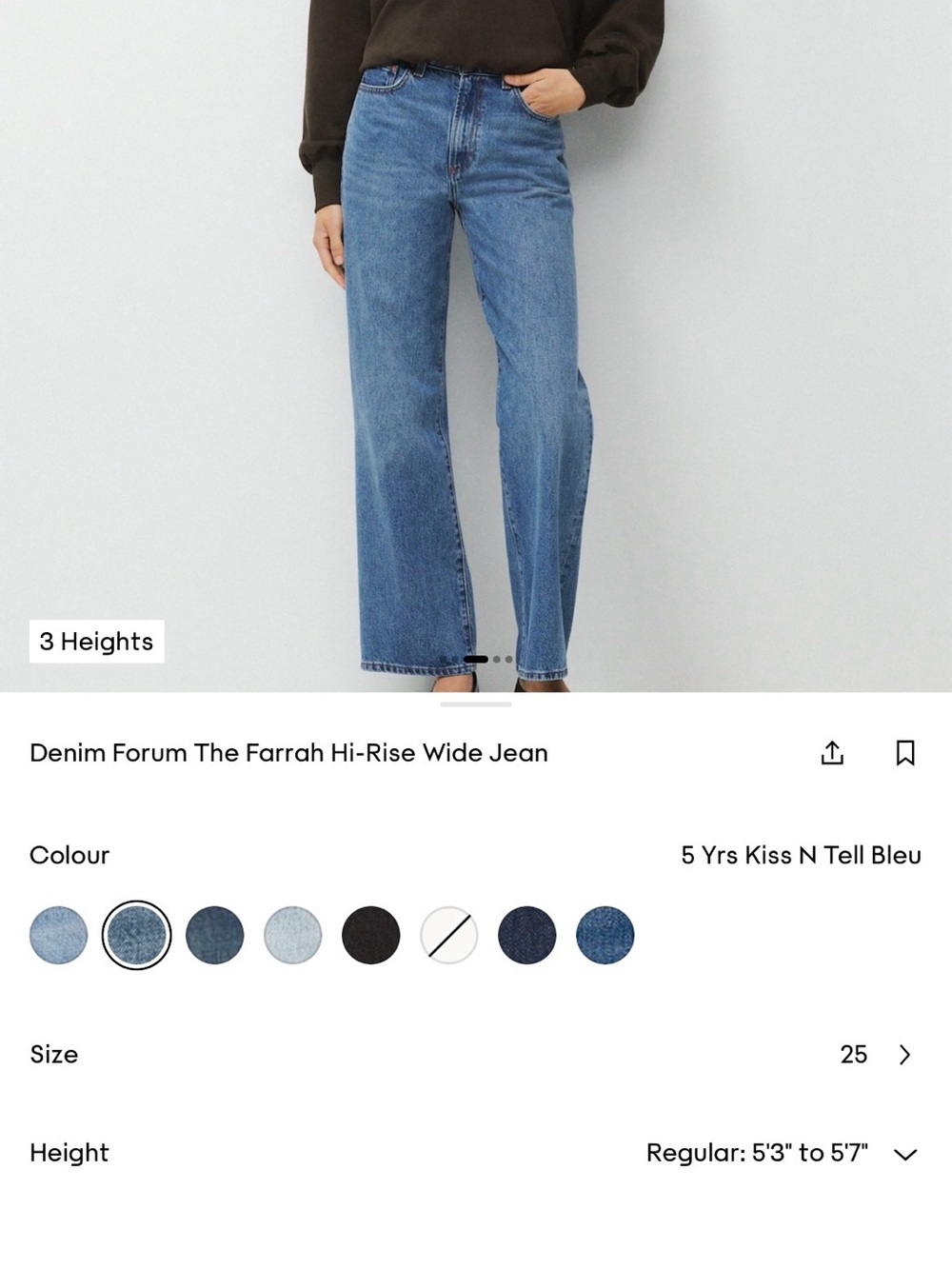 Denim Forum WOMEN Blue Straight-Leg Jeans - Picture 4 of 4